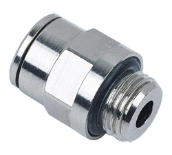 PMPC-G, All metal Pneumatic Fittings with BSPP thread, Air Fittings, one touch tube fittings, Pneumatic Fitting, Nickel Plated Brass Push in Fittings